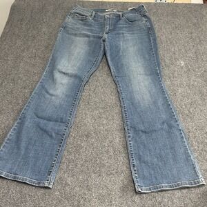 Levis 515 Jeans‎ Womens 14 Long Boot Cut Mid Rise Blue  Denim  Inseam 31